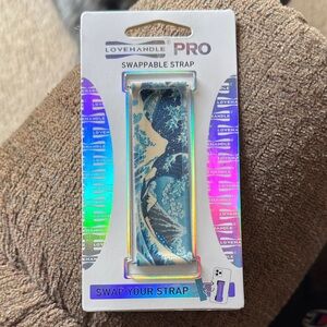 LoveHandle Pro Swappable Strap with Blue Wave Design